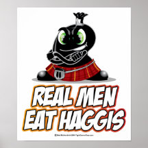 Real Men Wear Haggis Print