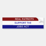 REAL PATRIOTS BUMPER STICKERS