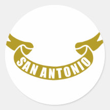 real-tape-San-Antonio Round Stickers