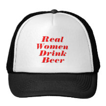 Real Women Drink Beer Mesh Hats