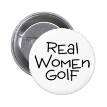 Real Women Golf Buttons
