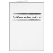 real women greeting card