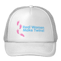 Real Women Make Twins (Blue Pink) Hat