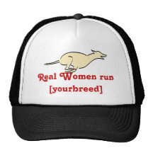 Real Women run [yourbreed] Hat
