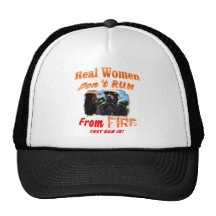 REAL WOMEN TRUCKER HAT