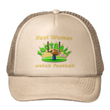 Real Women watch football Mesh Hat