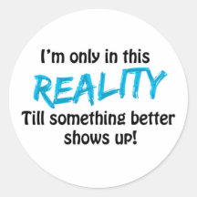 Reality Round Stickers