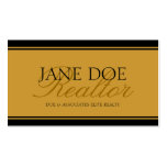 Realtor Gold Script Business Card