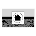 realtor professional damask home business card