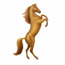 Rearing Horse Ornament Photo Cutout