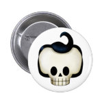 Rebel Skull Pinback Button