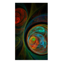 Rebirth Abstract Art Business Card