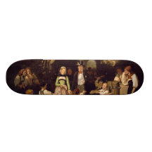 Reception of the Wedding Couple by Theodor Schuz Skate Boards