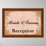 Reception Sign - portrait Print
