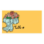 Reception Table Number Cards Business Card