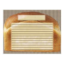 recipe bread post cards