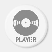 Record Player Refrigerator Magnets