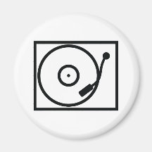 record player turntable icon magnets
