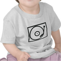 record player turntable icon t shirts