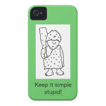 Recovery Caveman iPhone 4 Covers