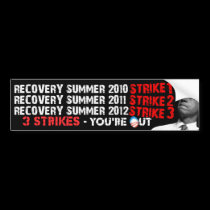 Recovery Summer - Anti Obama bumper stickers