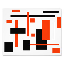 Rectangular Pattern 16 Photo Print