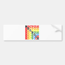 Recycle Bumper Stickers