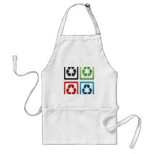 Recycle design aprons