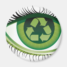 Recycle Eye Magnets
