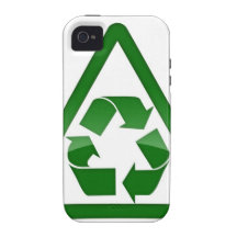 Recycle Green Eco Friendly Save Earth Case-Mate iPhone 4 Case