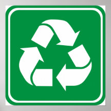 Recycle Highway Sign Print