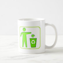 Recycle Symbol Coffee Mugs