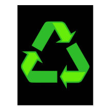 Recycle Symbol Design Postcard