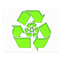 Recycle Symbol Post Card