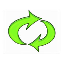 Recycle Symbol Post Cards
