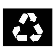 RECYCLE SYMBOL POSTCARD