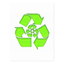 Recycle Symbol Postcard