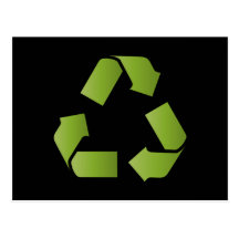 RECYCLE SYMBOL POSTCARDS