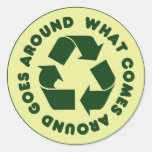 Recycle Symbol Sticker