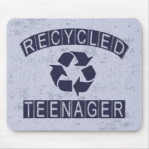 Recycled Teenager Mousemat