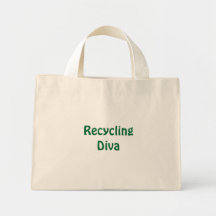 Recycling Diva Canvas Bags