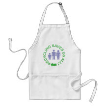 Recycling Saves Us All Aprons