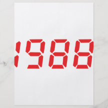 red 1988 icon custom flyer