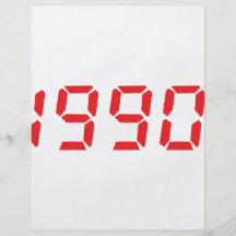 red 1990 icon flyers