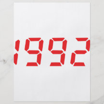 red 1992 icon flyers