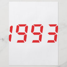 red 1993 icon custom flyer