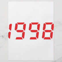 red 1998 icon custom flyer
