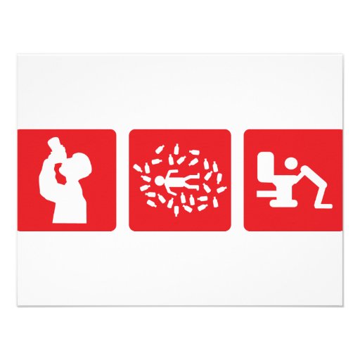 red alcohol picture icon invitations