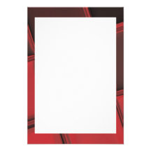 Red and Black Keys Border Blank Invitation