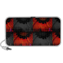 Red and Black Mp3 Speakers